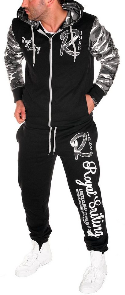 Jaylvis Jogginganzug Herren Jogging Anzug Trainingsanzug Sportanzug Hausanzug Fitness Set, mit Kapuze von Jaylvis