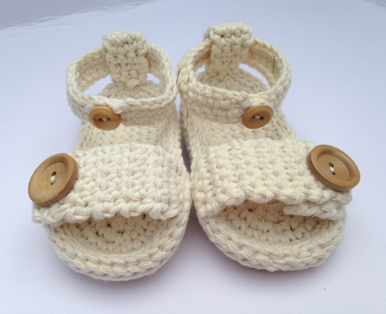 Baby-Jungen Sandalen. Gehäkelte Booties. Babyschuhe von Jayneanncrochet