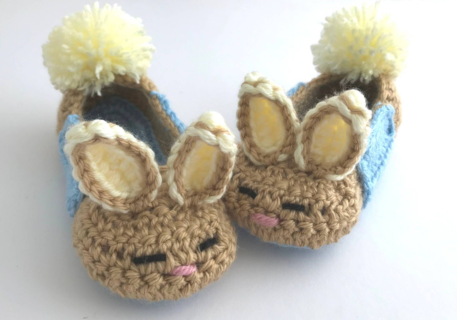 Häkeln Kaninchen Hausschuhe Kleinkind Häschenschuhe, Ostergeschenk von Jayneanncrochet