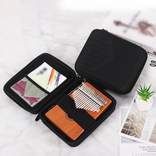 Jayruit Leichte Kalimba-Tasche für einfachen Transport, effektiver Schutz vor Staub und Feuchtigkeit, Wie abgebildet, For 17 Keys von Jayruit