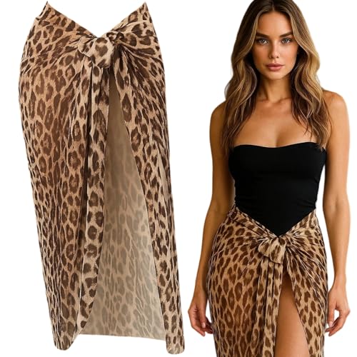 JazRvr Pareo Damen Strand, Sarong Tuch Damen für Strandurlaub, Leichtes Strandkleid als Bikini Cover Up, Schnelltrocknend und Bequem, Ideal für Pool und Strand von JazRvr