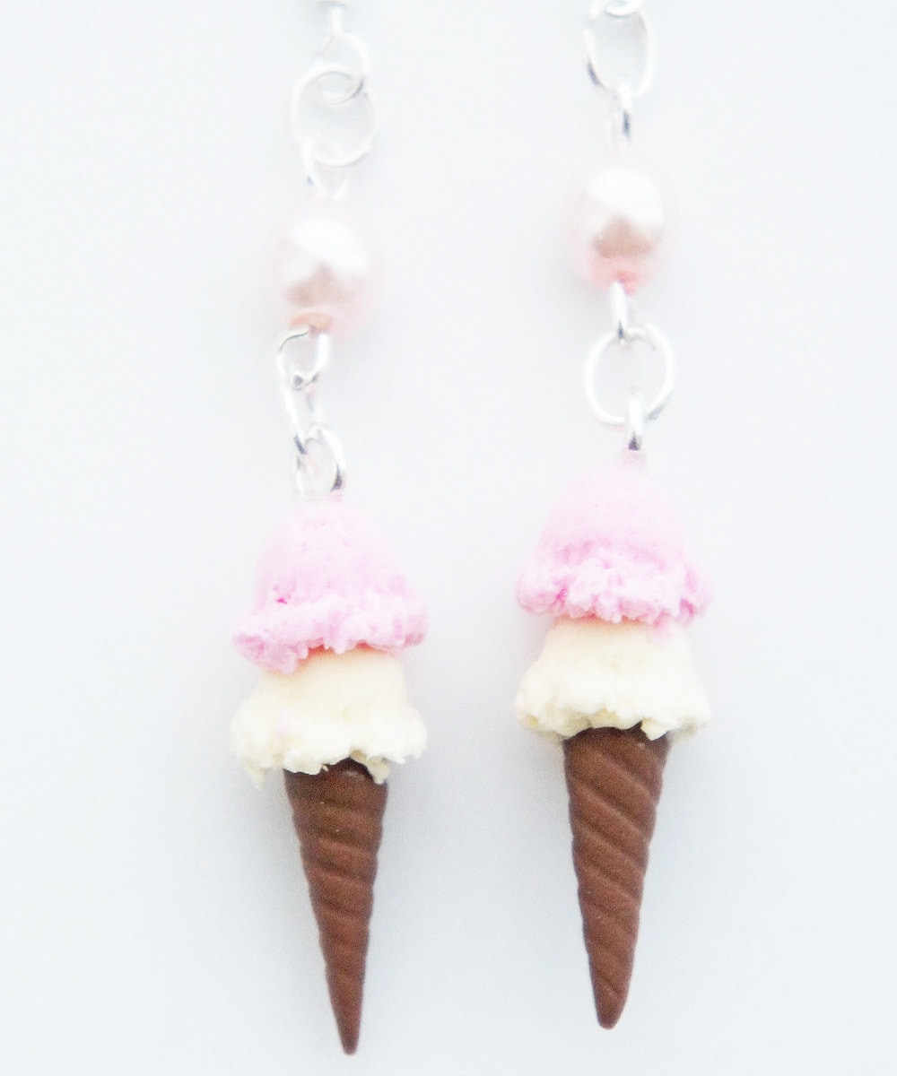 Eis Ohrhänger Ohrhänger Mit Süßwasserperlen Und von JazleneCollection