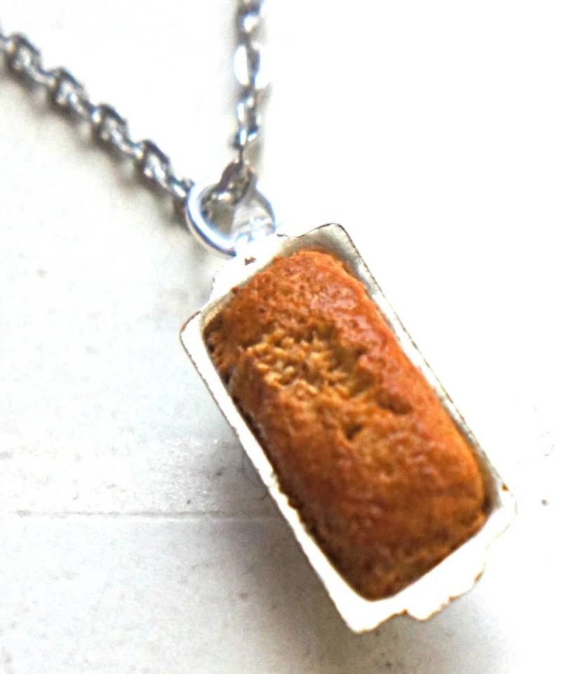 Miniatur Brot Halskette Polymer Clay Essen Schmuck Miniatur Brot Halskette Polymer Clay Essen Schmuck von JazleneCollection