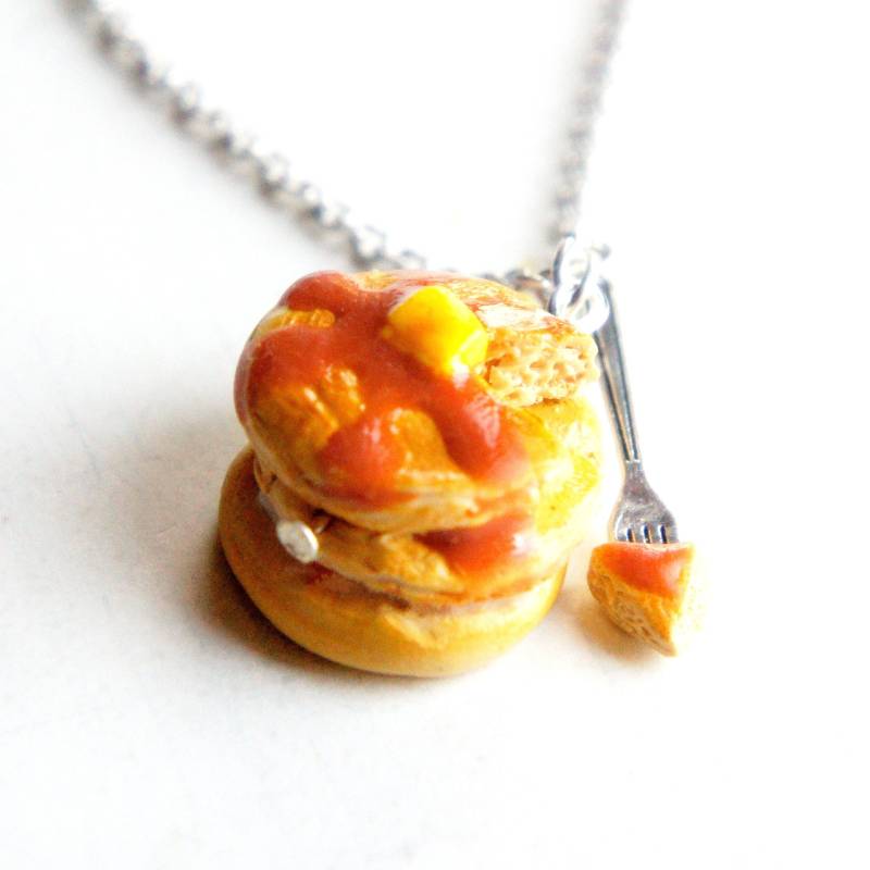 Pfannkuchen Stack Halskette von JazleneCollection