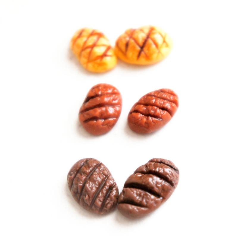 steak Ohrstecker-Miniatur Essen Schmuck, Ohrringe steak Ohrstecker-Miniatur Essen Schmuck, Ohrringe von JazleneCollection