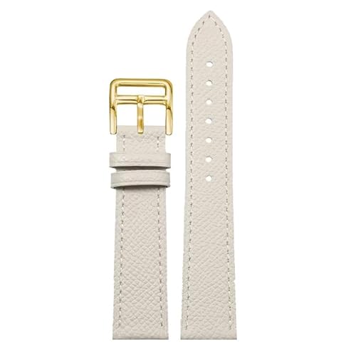 Jazoxy Echtes Leder Uhrenarmband der Uhr ist geeignet 18/20/22mm Modische komfortable weiche Rindsleder Armband Uhrenarmbänder, 22mm, agate von Jazoxy