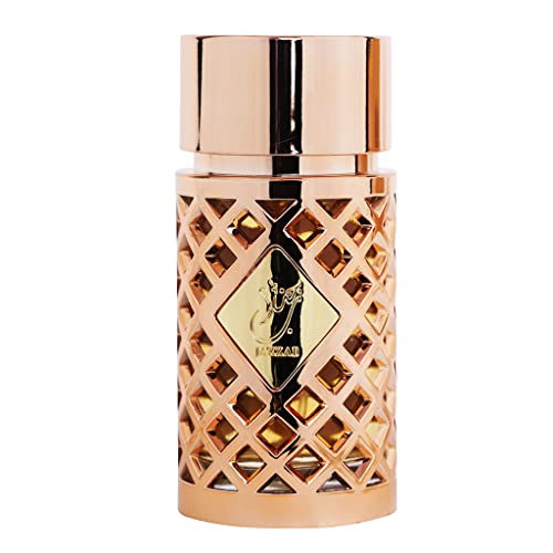 Jazzab Gold 100ml Herren Damen Parfüm Unisex Arabisch Orientalisch Attar Parfüm Spray Halal EDP Ard Al Zaafaran von Jazzab