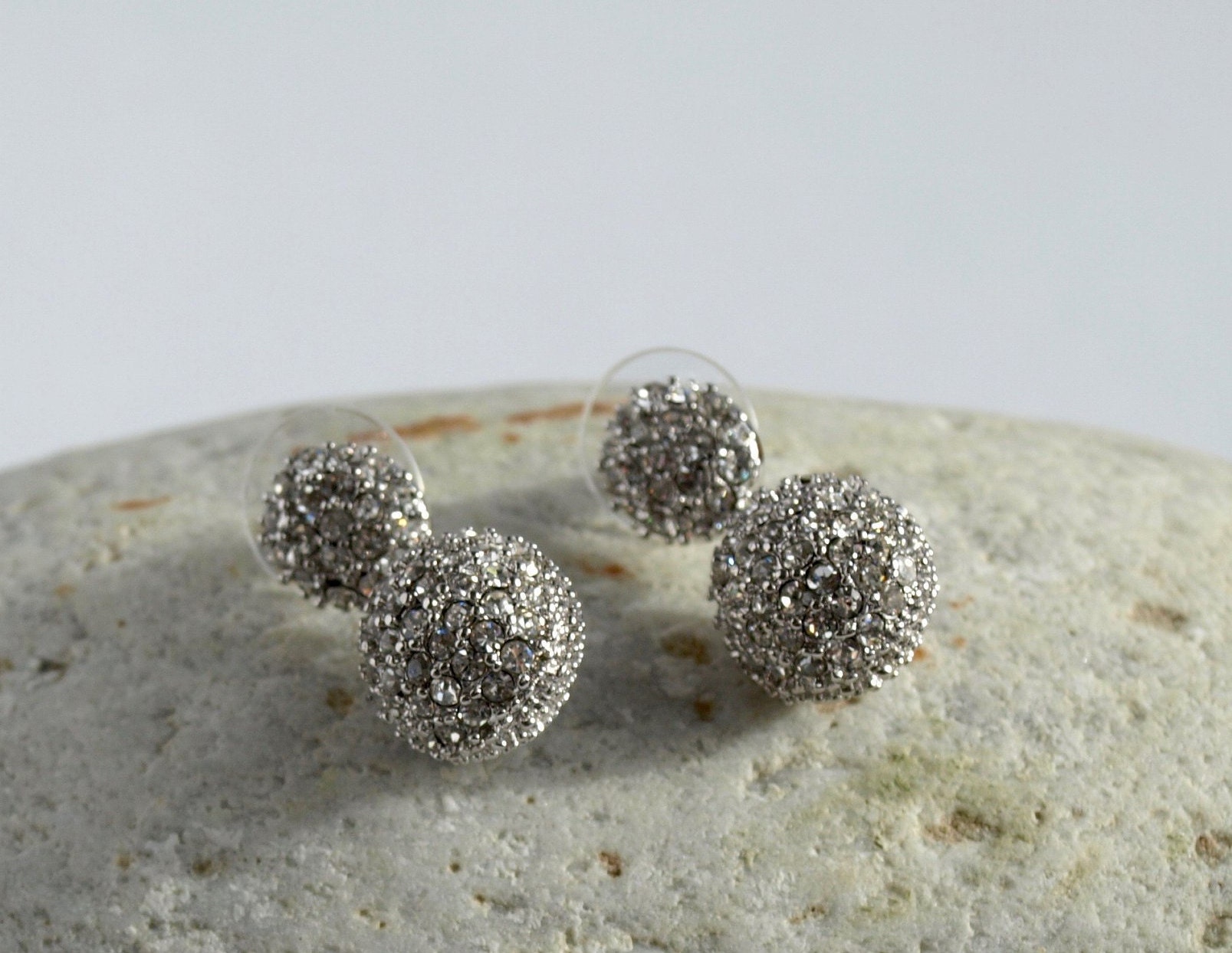 Cluster Strass Ohrringe von Jbbridalaccessoires