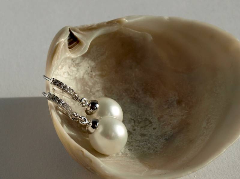 strass Perlenohrhänger von Jbbridalaccessoires