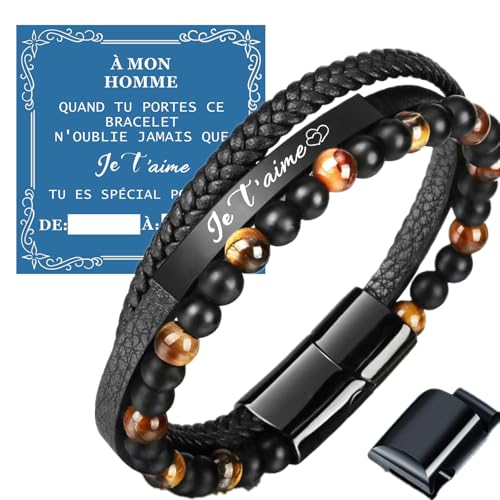 Jbniuay Armband herren-lederarmband,geschenke fÜr herren Jbniuay Armband herren-lederarmband,geschenke fÜr herren von Jbniuay