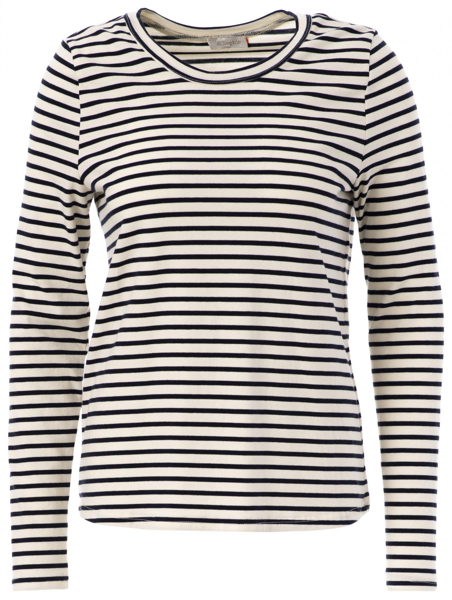 JcSophie - Giacomina T-shirt navy blue stripes - Gr. - M von JcSophie