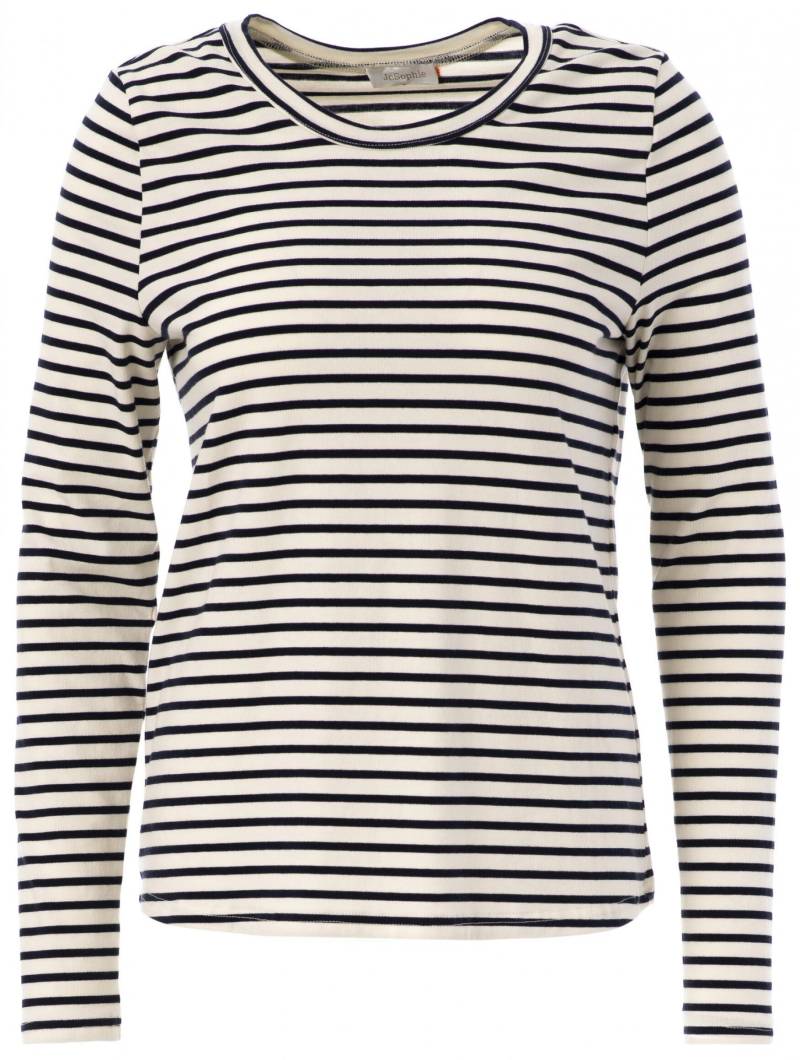 JcSophie - Giacomina T-shirt navy blue stripes - Gr. - M von JcSophie