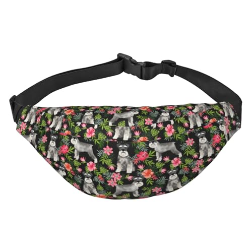 Modische Hüfttasche mit 3 Reißverschlusstaschen, große Bauchtasche für Damen und Herren, verstellbare Crossbody-Reisetasche/Sonnenuntergang/Sonnenblume/zum Laufen, Wandern, Outdoor-Aktivitäten, von Jcakes