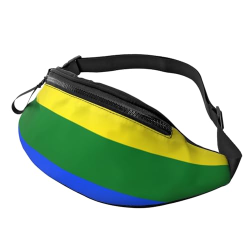 Verstellbare Bauchtasche, Pferde/Hüfttasche für Damen und Herren, langlebig, leicht, kompakt, sicherer Reißverschluss für Fitness, Training, Klettern, Laufen, Reisen, Outdoor, regenbogenfarben, von Jcakes