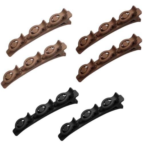 6 Haarspangen, 1 Spange mit 3 kleinen Haarspangen, Kolibri-Haarspange,geflochtene Haarspange, geeignet für Damen, Frauen und Mädchen Entenschnabel-Haarspangen 6 Haarspangen, 1 Spange mit 3 kleinen Haarspangen, Kolibri-Haarspange,geflochtene Haarspange, geeignet für Damen, Frauen und Mädchen Entenschnabel-Haarspangen von JchEnye
