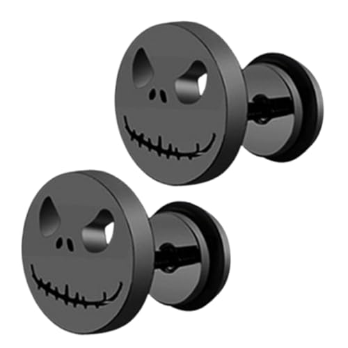 Schwarze Monster Ohrringe Halloween Ohrringe Herren Ohrringe Damen Ohrringe Punk Edelstahl Ohrringe 2er Set Rock Punk Schwarze Monster Ohrringe Halloween Ohrringe Herren Ohrringe Damen Ohrringe Punk Edelstahl Ohrringe 2er Set Rock Punk von JchEnye