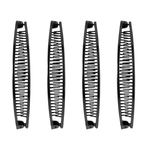 Set von 4 schwarzen Bananen-Haarspangen. Retro-Design, geeignet für alle Haararten. Hält gut, ideal für einfache Haarschnitte. Einfach zu bedienen, elegant & praktisch. Set von 4 schwarzen Bananen-Haarspangen. Retro-Design, geeignet für alle Haararten. Hält gut, ideal für einfache Haarschnitte. Einfach zu bedienen, elegant & praktisch. von JchEnye