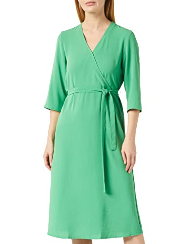 JdY A/S Damen Jdylion 3/4 Wrap Dress Wvn Noos Wickelkleid, Kelly Green, 36 EU von JdY