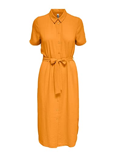 JdY A/S Damen Jdyrachel S/S Midi Dress Wvn Kleid, Apricot, L EU von JdY