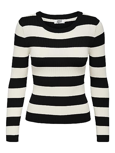 JDYPLUM L/S O-Neck Stripe Pull. KNT NOOS von JdY