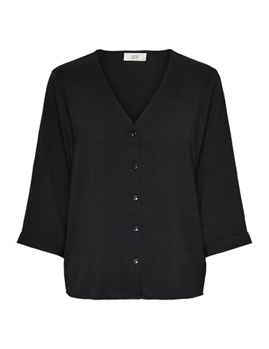JDY Damen Hemd Bluse Leichtes Crepe Shirt Modisches Top Oberteil JDYLION, Farben:Schwarz, Größe:36 von JDY