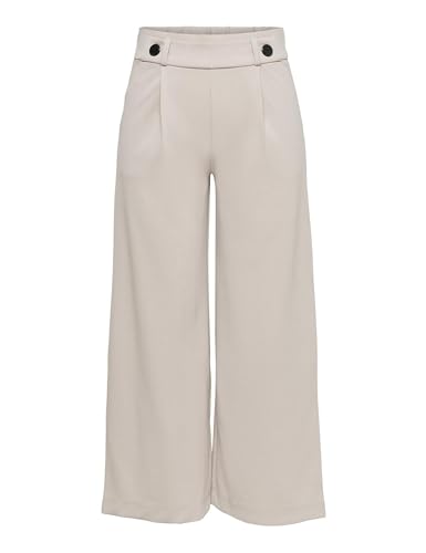 JDY Damen JDYGEGGO New Ancle Pants JRS NOOS Hose, Chateau Gray/Detail:Black Buttons, M von JDY