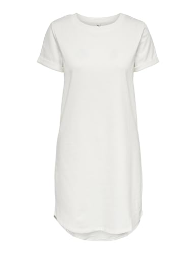 JDY Damen JDYIVY LIFE S/S DRESS JRS NOOS Kleid, Cloud Dancer, XL von JdY