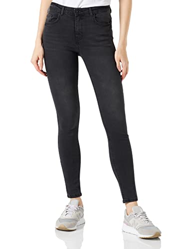 JDY Damen JDYblume Mid Waist Skinny Black Dnm Noos Jeans, Black Denim, M / 30L EU von JdY