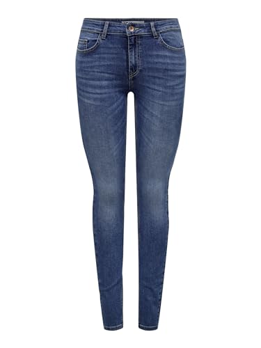 JDY Damen JDYblume Mid Waist Skinny Mb Dnm Noos Jeans, Medium Blue Denim, S / 30L EU von JdY