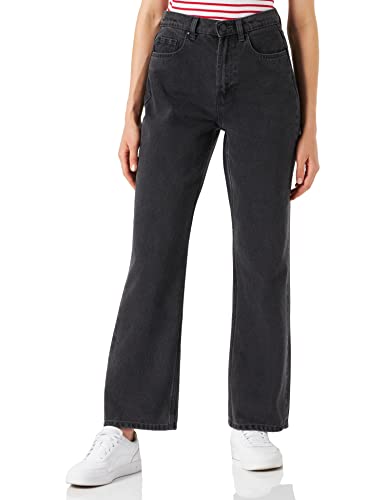 JDY Damen JDYdichte Hw Wide Dg Dnm Noos Jeans, Dark Grey Denim, M / 30L EU von JdY