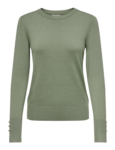 JDY Damen Jdymalou L/S On Button Pullover KNT Noos Strickpullover, Sea Spray, S von JdY