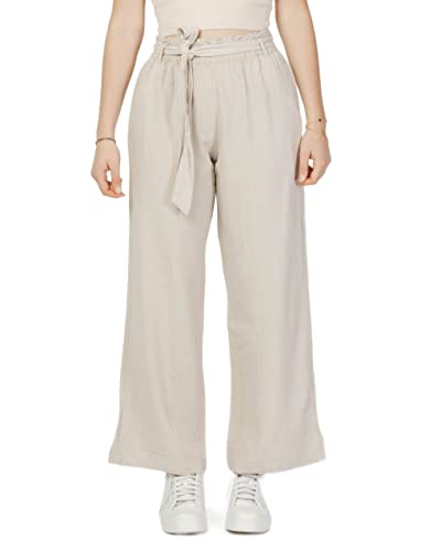 JDY Damen Jdysay Linen Belt Pant Wvn Noos, Oatmeal, 40 von JdY