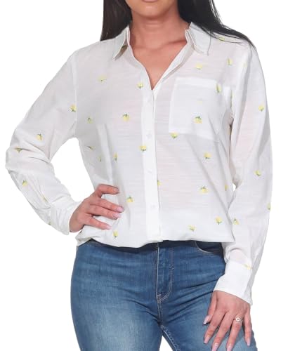 JDY Kimie Embroidered Casual Hemd Damen - XXL von JdY