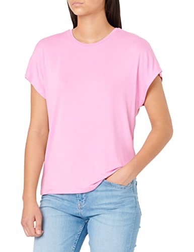 JDY Women's JDYNELLY S/S O-Neck TOP JRS NOOS T-Shirt, Fuchsia Pink, S von JdY