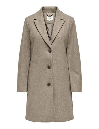 JdY Damen Jdyecho Coat Otw Noos Langmantel, Nature/Detail:MELANGE, XS EU von JdY