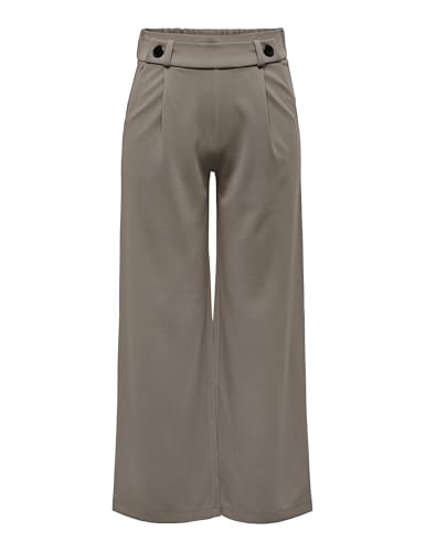 JdY Damen Jdygeggo New Long Pant JRS Noos Culotte, Driftwood/Detail:Black Buttons, M / 32L EU von JdY