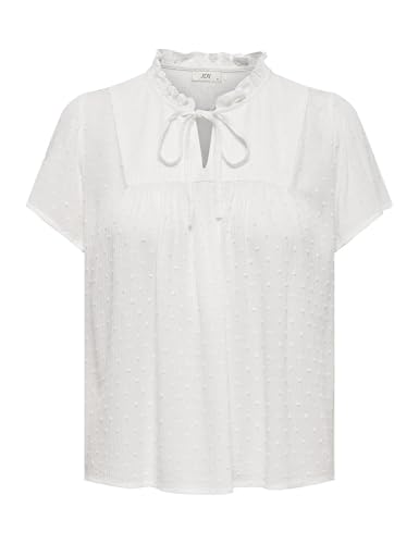 JdY Damen Jdylima Life S/S Top WVN Noos Bluse, Weiß, 34 EU von JdY