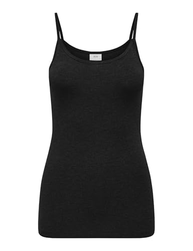 JdY Damen Jdymila S/L Singlet JRS Spaghettitop, Schwarz, XS EU von JdY