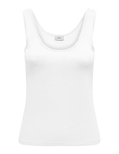 JdY Damen Jdymila S/L JRS Tank Top, Weiß, L EU von JdY