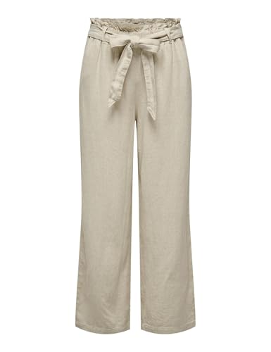 JDYSAY MW Linen Belt Pant WVN NOOS von JdY