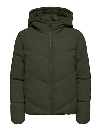 JdY Damen JDYARNHEM Water REP Short Puffa OTW NOOS Steppjacke, Forest Night, S von JDY
