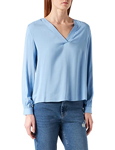 JdY Damen JDYAROS L/S Shirt WVN NOOS Bluse, Della Robbia Blue, 38 von JdY