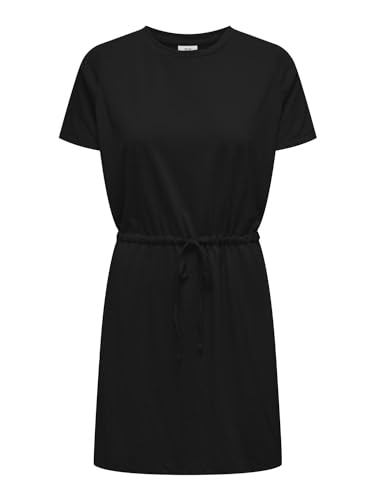 JdY Damen JDYDALILA S/S String Dress JRS ATK Kleid, Black, Small von JDY