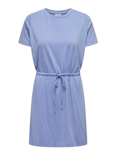 JDY Damen JDYDALILA S/S String Dress JRS ATK Kleid (DE/NL/SE/PL, Alphanumerisch, L, Regular, Regular, blau) von JDY