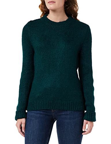 JdY Damen JDYDINEA L/S O-Neck SOLID Pull KNT NOOS Strickpullover, Deep Teal, XL von JdY