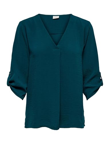JdY Damen Jdydivya 3/4 Top WVN Noos T-Shirts & Tops, Reflecting Pond, 44 von JdY