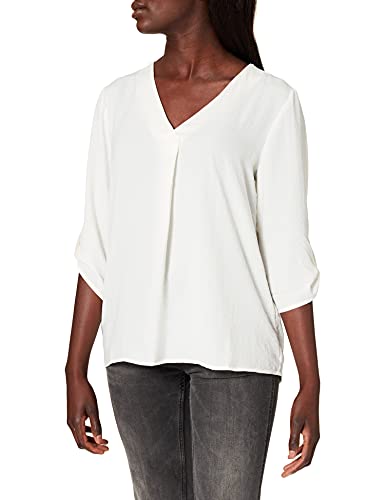 JDY Damen JDYDIVYA 3/4 TOP WVN NOOS T-Shirt, Cloud Dancer, 34 von JdY