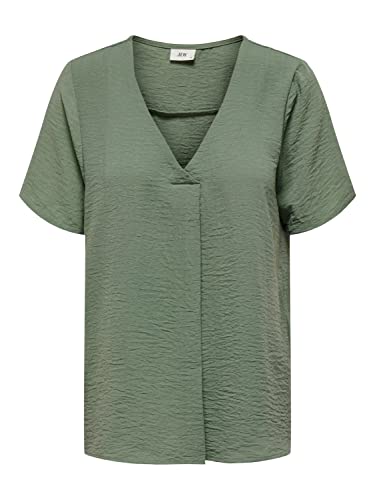 JdY Damen JDYDIVYA S/S TOP WVN NOOS T-Shirt, Sea Spray, XS von JdY