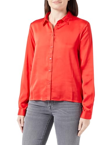 JdY Damen JDYFIFI L/S Shirt WVN NOOS Langarmbluse, Bittersweet, 38 von JdY