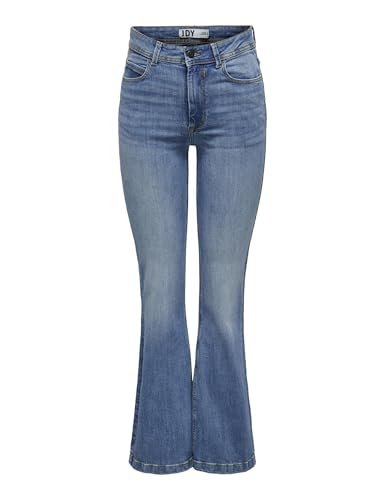 JdY Damen JDYFLORA Flared HIGH MB NOOS DNM Jeans, Medium Blue Denim, 27 von JdY